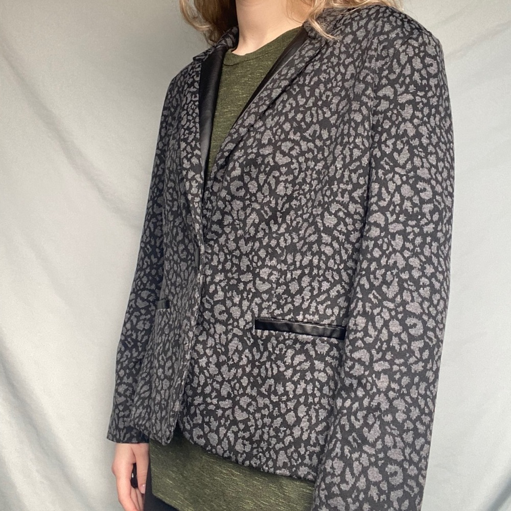 Notations Large Printed Patterned Blazer Jacket - image 3